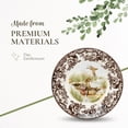 thumbnail image 4 of Spode Woodland Dinner Plate, 10.5 Inch Hunting Cabin, Lodge, and Cottage Décor, Made in England from Fine Earthenware, Wood Duck, 4 of 7
