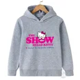 thumbnail image 4 of Sudadera informal de calle kawaii con dibujos animados de Hello Kitty para niños y niñas de 3 a 14 años con diseño de Sunshine, sudadera para deportes al aire libre para niños, 4 of 4