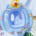 thumbnail image 2 of Baby Pool Float 3styles Shaped Baby Swimming Pool Float Cartoon Swimming Ring Inflatable Seat with Steering Wheel Helps 3+ Years Old Learn To Kick And Swim Bath, 2 of 7
