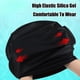thumbnail image 4 of Gorro de natación de silicona para hombre y mujer, color liso, alta elasticidad, diseño transpirable, impermeable y apto para niños pequeños, apto para natación en piscina y actividades de, 4 of 7