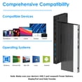 thumbnail image 4 of Adaptador de estación de acoplamiento USB C WAVLINK de triple pantalla de 130 W, 4 of 9