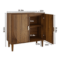 thumbnail image 4 of Algherohein Sideboards and Buffets Kitchen Cabinets,Modern Buffet Cabinet with Storage Shelf, 4 of 7