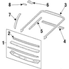 Genuine OE Mitsubishi Molding - RE1485AXTU
