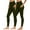 Army Green, variant on BLTIBY 2PC Women's Yoga Pants High Waist Solid Colour Tummy Control Leggings with Pockets Fashion Workout Tight Athletic Trousers Green L