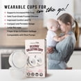 thumbnail image 5 of Legendairy Milk Silicone Breast Shield Collection Cup Set, Includes 24mm and 28mm, 2 Count, 5 of 9