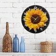 thumbnail image 7 of Dreamtimes Sunflower Wall Clock 10 Inch Silent Non Ticking Round Clock Oil Painting Clock Easy to Read Clock for Living Room Bedroom Bathroom Home Decor, 7 of 7
