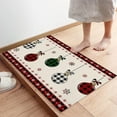 thumbnail image 5 of Xuniizn Christmas Door Mat Xmas Welcome Christmas Mat Non-Slip and Washable Winter Doormat Rubber Back Snowflakes Door Mat Rugs for Indoor Outdoor, Christmas Decorations for Home, 5 of 7