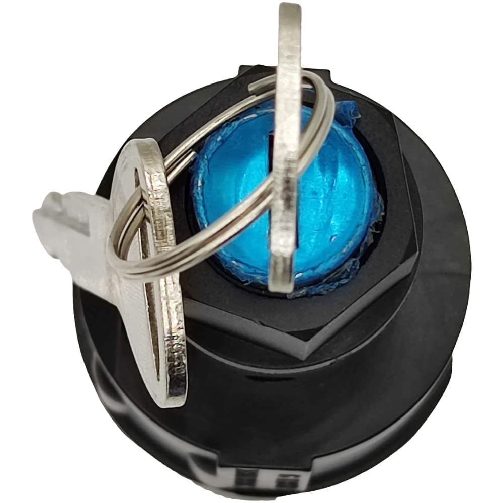 XYZIL Ignition Starter Switch with 2 Key 57590-23340-71 57590-23342-71 57590-23343-71 Compatible with Toyota Forklift 7 & 8 Series 7FGCU25 7FGCU15 7FGCU30 7FG25