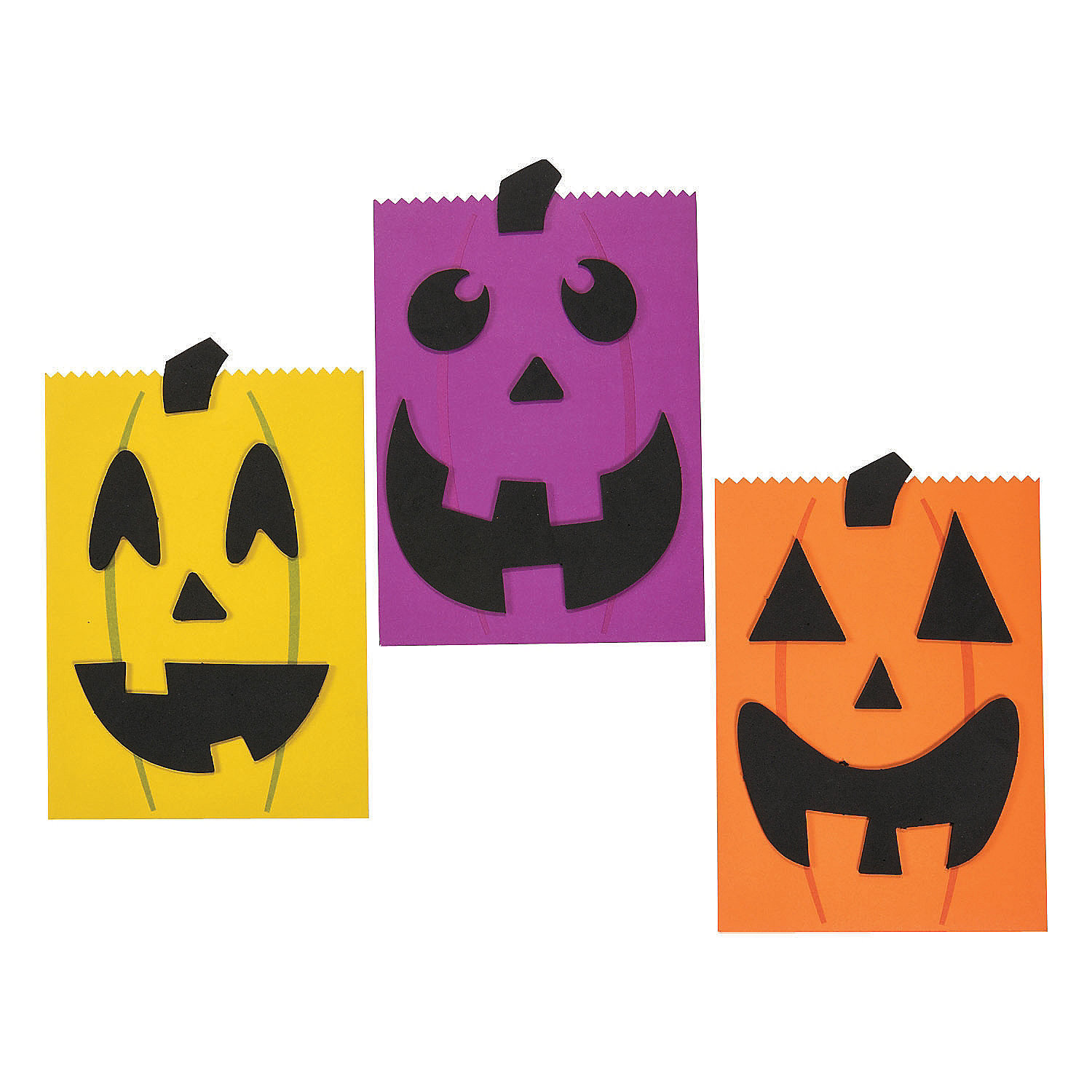 Halloween Treat Bag Craft Kit Party Favors 12 Pieces