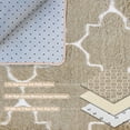 thumbnail image 7 of Pentantan Shag Area Rug, 8ft x 10ft Geometric Soft Fluffy Rugs for Living Room Bedroom Indoor Carpet, Camel & White, 7 of 7