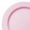 Pink, variant on Smarty Matte Charcoal Gray Round Disposable Plastic Wedding Value Set (60 Guests)