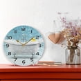 thumbnail image 6 of SKYSONIC Vintage Bathtub Wall Clock 10 Inch Silent Non Ticking Round Clock Oil Painting Clock Easy to Read Clock for Living Room Bedroom Bathroom Home Decor, 6 of 7