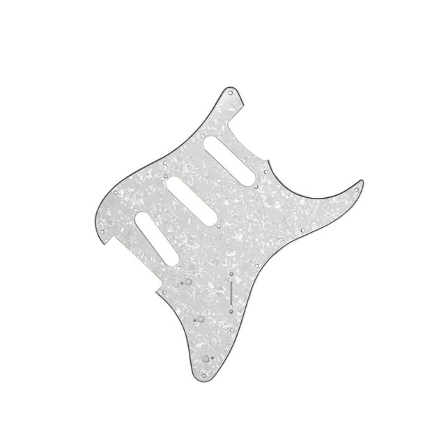 VONKY Plaque de Protection pour Guitare Pickguard Pickups pour USA/Mexicain SSS Blanc Perle Moderne