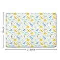 thumbnail image 5 of Colorful Dinosaur and Tropical Flannel Non Slip Door Rugs,Washable Door Mats Indoor,Decorative Door Mats,Dirt-Resistant and Absorbent Doormat for Entrance,Bedroom,Kitchen,Bathroom,23.5"x16", 5 of 5