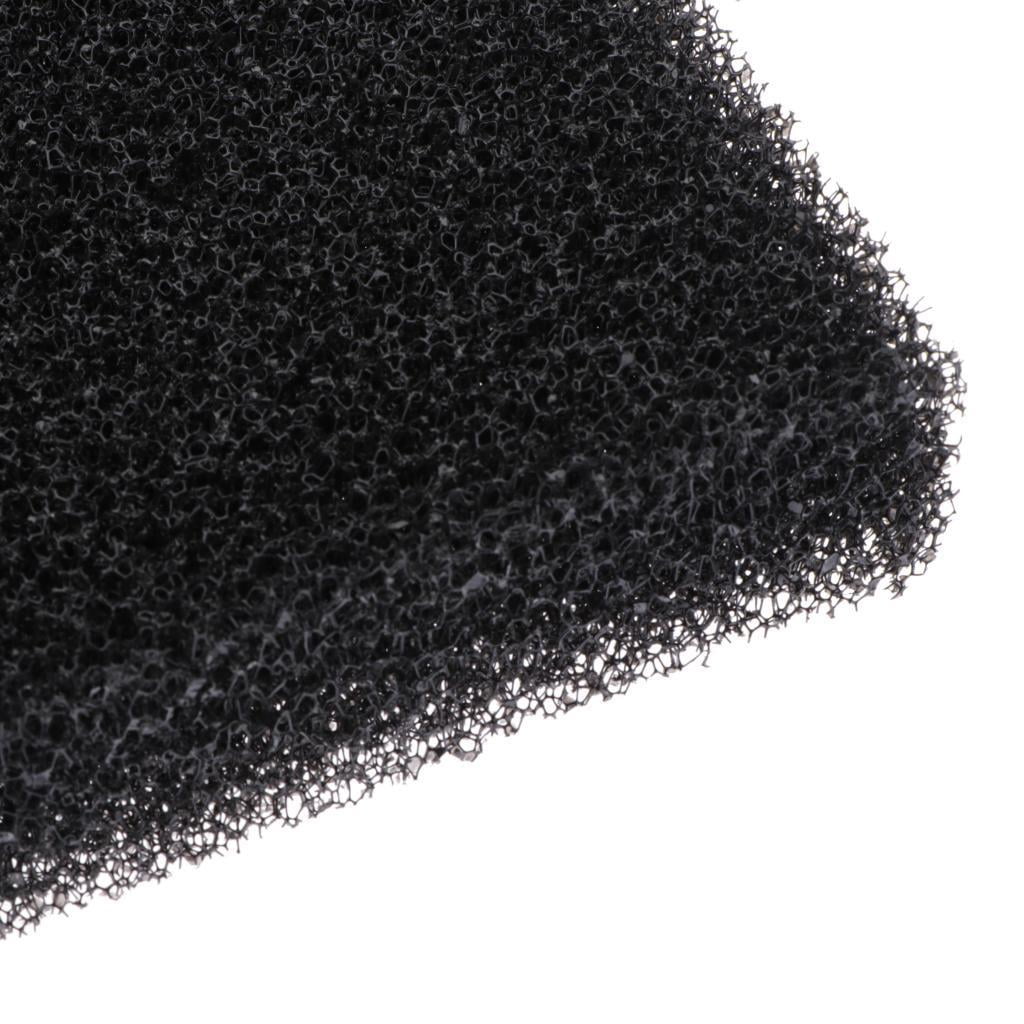 EHJRE Practical Aquatic Filter Black Sponge Foam For Aquarium Biochemical Filter Black-Rough Hole