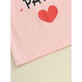 thumbnail image 6 of Mevireiy I Love my Papa Cute Grandpa Baby Casual T Shirt Pullover Tops Shower Gift,Pink,3-4 Years, 6 of 7