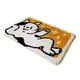 thumbnail image 1 of Alfombra de baño, bonita, sencilla, de secado rápido, antideslizante, para ducha, para hotel y hogar, diseño de gato de buenas noches, 40 x 60 cm (15,7 x 23,6 pulgadas), imitación cachemir., 1 of 12