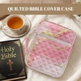 thumbnail image 3 of TSOVTHRID Pink Gold Marble Print Bible Cover Scripture Case, Bible Protective Cover with Zipper Closure, Practical Carrying Book Case Gift for Women Men Bibles Study, 3 of 7