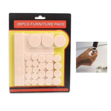 - 38 Floor Protectors Furniture Leg Felt Pads Self Adhesive Chair Sofa Table Round