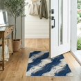 thumbnail image 2 of ODIKA 2'x3' Washable Throw Rug Non-Slip, Low Profile, Flatwoven, Easy Care Hallway Contemporary Long Displaying Fluid Paint Abstract Hallways for Study Room, 2 of 7