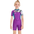 thumbnail image 2 of Soidarity Trajes de neopreno para niñas de 2,5 MM, traje de buceo de secado rápido, traje de neopreno de una pieza, traje de baño para jóvenes, buceo, Deportes acuáticos Violeta SG Soidarity OD003678-04, 2 of 6