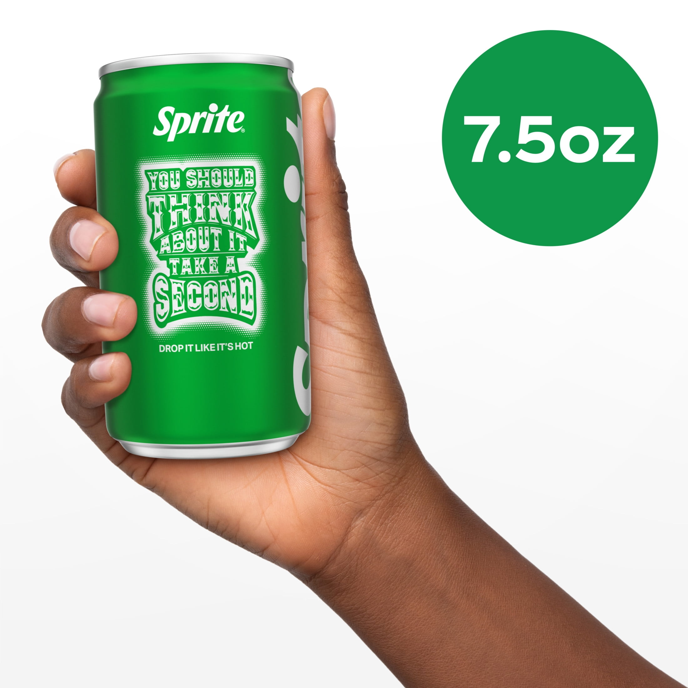 (3 pack) Sprite Lemon-Lime Caffeine Free Soda Pop Mini Cans, 7.5 fl oz, 6 Pack