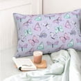thumbnail image 6 of Disketp Pillow Covers Purple Butterfly Pattern Throw Pillow Case Cushion Covers,Cushion For Bedroom,Couch,Home-14"X20", 6 of 8