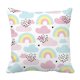 thumbnail image 1 of Funda de almohada ABPHQTO Estampado Nubes Arco Iris 40x40 cm, 1 of 1