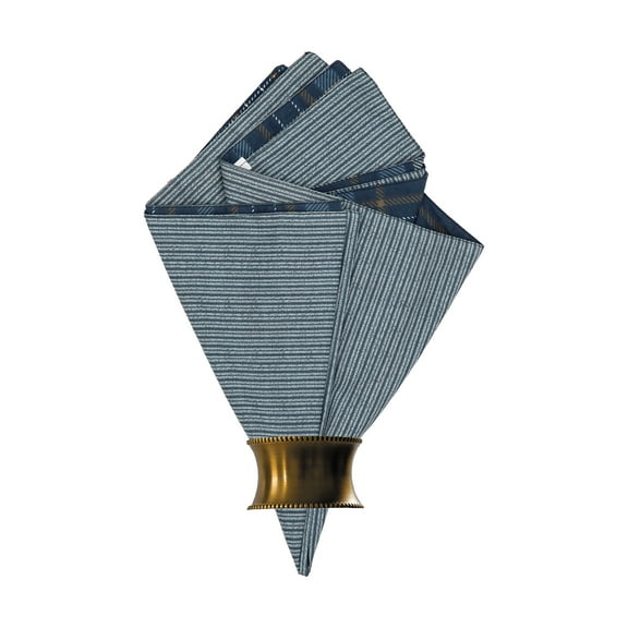 Anthony Navy Thanksgiving Cloth Napkin Set of 6