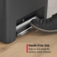 thumbnail image 6 of Rubbermaid Kitchen Trash Can, 12.4 Gallon Plastic Stainless Steel Soft Close Lock Step Garbage Bin, Charcoal, 6 of 10