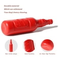 thumbnail image 3 of Rubber Pet Chew Toy Teeth Cleaning Toy for Medium/Large Dog Bottle Shaped, Red, 3 of 7