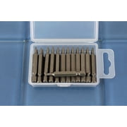 TEMO 25 pc T8H Tamper Proof Security Torx 6 point 2 Inch (50 mm) Screwdriver Insert Bits