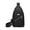 Black, variant on Tyidzon Large Sling Bag for Women Water-Resistant Polyester Crossbody Shoulder Bag Adjustable Strap, Chest Messenger Backpack for Travel Work Outdoor