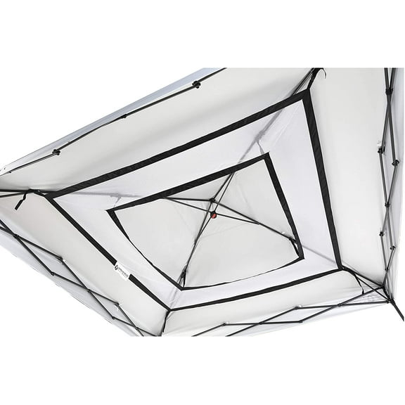 ARROWHEAD OUTDOOR 10’x10’ Universal Pop-Up Canopy/Instant Shelter Shelf, Fits Most 12’x12’ Canopies & Shelters, Adds Shelving to Canopies, Great for Camp, Sport & Trade Booth Organization, USA-Based
