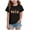Black, variant on Kids Christmas Shirts Boys Girls Christmas Tree/Elf Print Crew Neck Short Sleeve T Shirts Toddler Xmas Holiday Casual Graphic Tee Tops, Size 11-12 Years