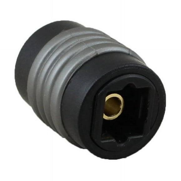 Speaker DVD Player Digital Audio Optical Cables Adapter Portable CD Fiber Optic Female Extender Extension Coupler 1Pcs,1 x Optic Fiber Cable Adapter,Black&Gray