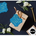 thumbnail image 6 of Inkdotpot Merry Christmas & Happy Text Bottle Tag Real Gold Foil Favor Bracket Shape Hang Tags Pack Of 100, 6 of 7