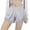 Grey, variant on Women's Lace And Lace Home Sleepers With Anti Light Exposure, Wearing Thin Satin Shorts For Outerwear