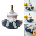 thumbnail image 3 of CSChome Pet Dress Pet Princess Dress - Mesh Splicing with 3D Flower and Decoration, 3 of 7