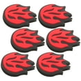 thumbnail image 1 of unbranded Red Silicone Tennis Racket Damper 6Pcs for Vibration Reduction and Improved Control, 1 of 6