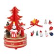 thumbnail image 1 of Caja De Música, Regalos De Navidad, Decoración Navideña, Fácil De Usar Para Niños, Regalos, Vacaciones, Navidad ANGGREK Rojo, 1 of 8