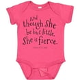 thumbnail image 3 of Inktastic Though She Be but Little Shakespeare Quote Boys or Girls Baby Bodysuit, 3 of 5