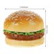 thumbnail image 2 of 2pcs Simulation Fake Burger Model Artificial Burger Model for Display Artificial Bread Model, 2 of 3