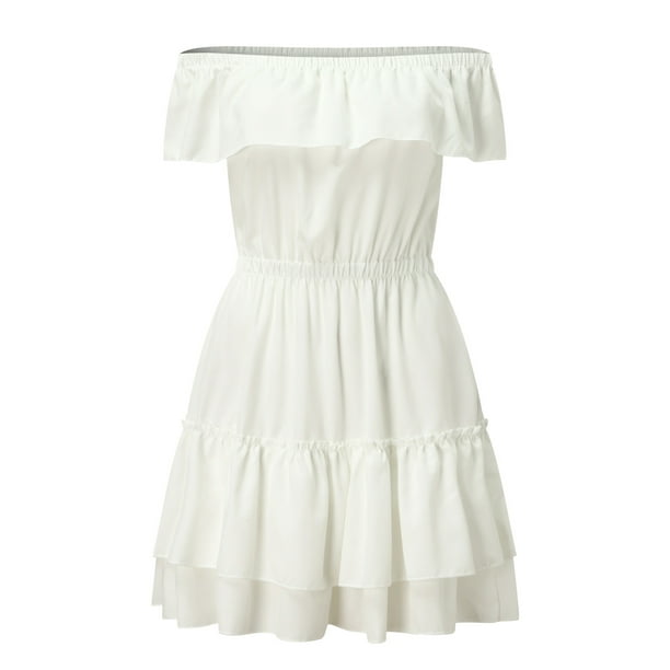 Young Adult Women's White Dresses Under $50