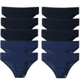 thumbnail image 1 of BZEL-Conjunto de bragas transpirables para mujer, ropa interior Sexy, cómoda, de algodón, a rayas, a la moda, 10 unidades, 1 of 4