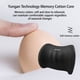 thumbnail image 5 of Almohada de soporte lumbar para coche de espuma viscoelástica | Cojín ergonómico para respaldo en coche, oficina, hogar | Alivia fatiga y dolor | Funda transpirable y removible | 15.7x11.8x3.9 in, 5 of 8