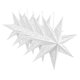 thumbnail image 5 of 5 lámparas de papel navideñas con forma de estrella, decoraciones colgantes para bodas, fiestas, bares y escaparates. Pantallas de papel con forma de estrella., 5 of 6