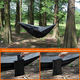 thumbnail image 4 of Hamaca Algodón Para Exterior Jardín Camping Portátil Mueble Negro/Gis, 4 of 5