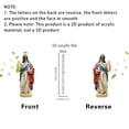 thumbnail image 4 of 2D Flat Acrylic Ornament For Religious Figures, 4 of 5