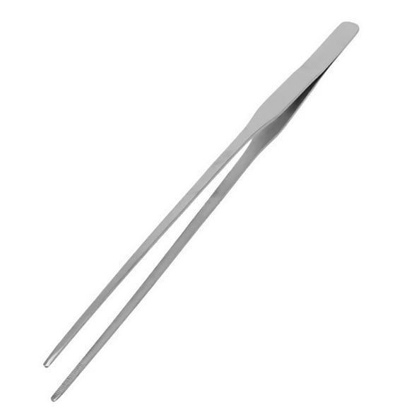 RRJ 2Pcs Stainless Steel Aquarium Tweezers, Curved Aquascaping Tweezer for Planting, Aquarium Shrimp Tank Tools, 27cm Long Aquarium Maintenance Equipment for Fish Tank Decor